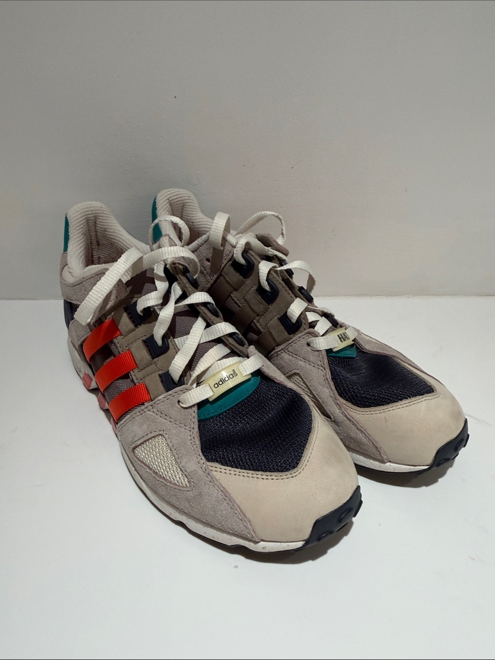 adidas EQT Highs & Lows Men’s Beige, Black & Orange Athletic Sneakers